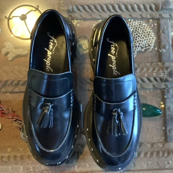 NWT Free People Teagan Tassel Loafers - Picture 2 of 5